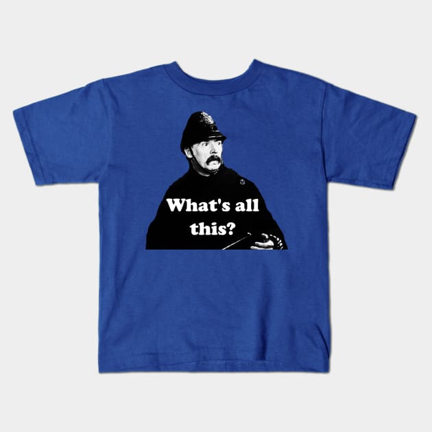 Constable Jaffers What's All This? Kids T-Shirt by zombill